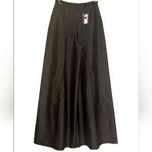 Julianna Bass Women's Elegant Black Wide Leg Pants Size 2